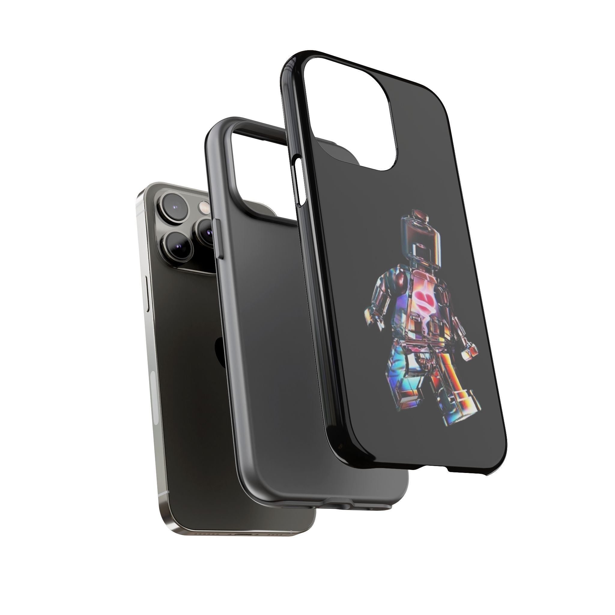 Holographic Brickman Phone Case